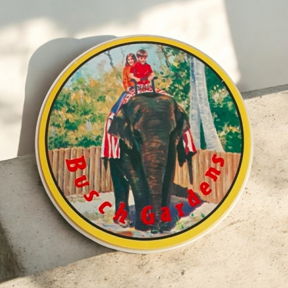 Vintage c.1965 Busch Gardens Tampa Round Playing Cards (Serengeti Plain Era)